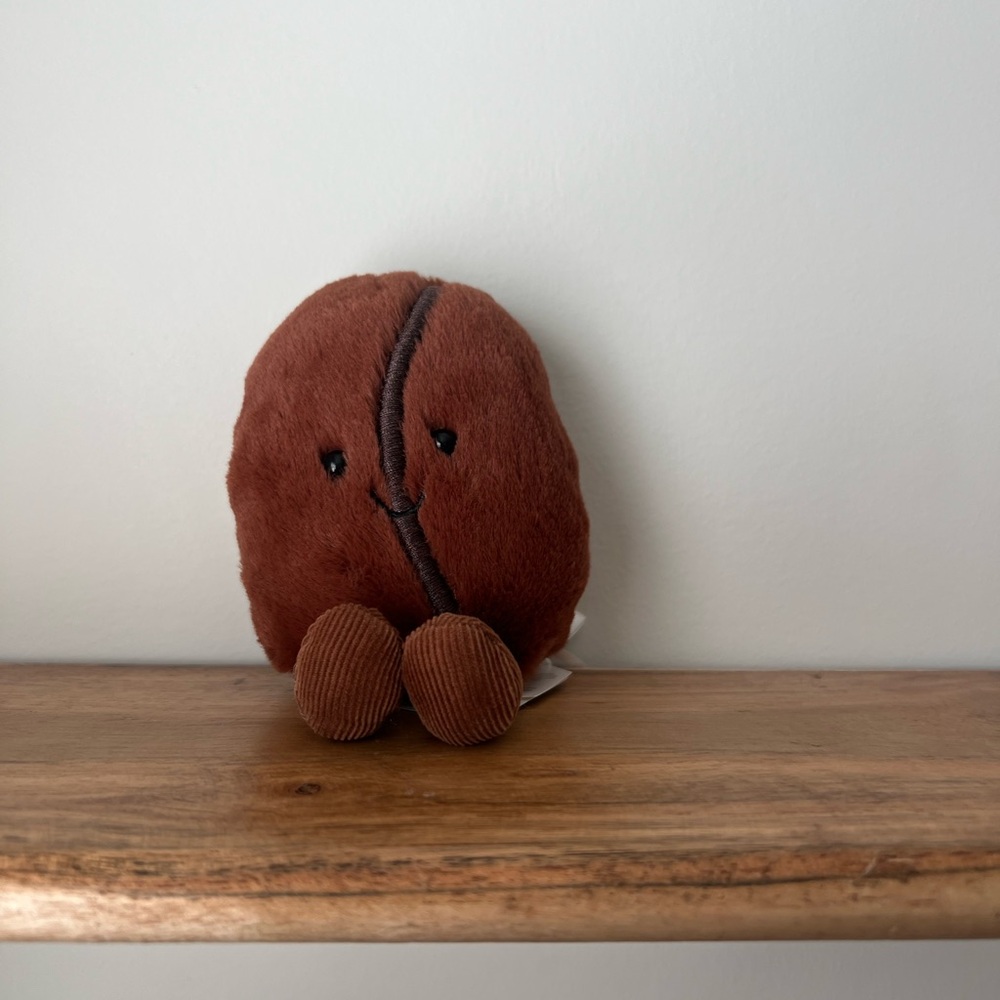 Jellycat Amuseables Coffee Bean BNWT